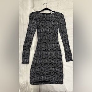 H&M Glitter Body Con Dress